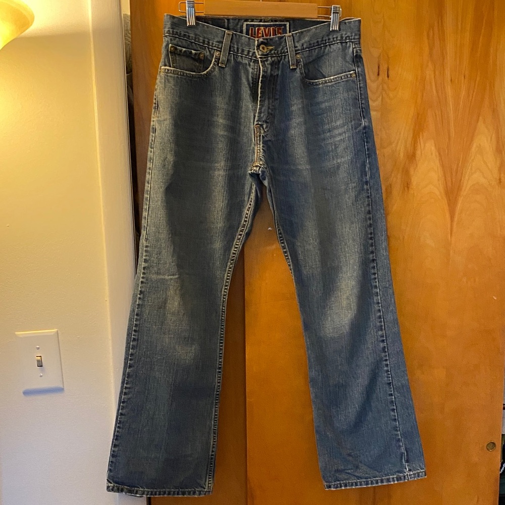 Levi's Men's Bootcut Jeans in Classic Blue W32 L30